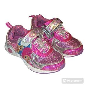 Shimmer and Shine Pink Sparkly Light Up Shoes size 10
